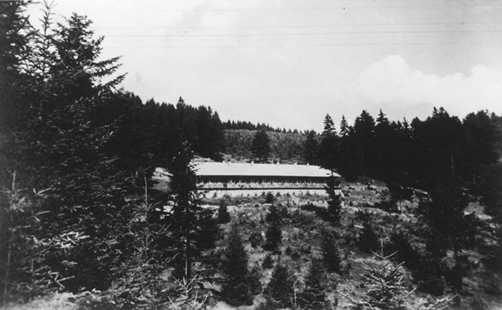 Blick auf die Solahütte, vermutl. 1944